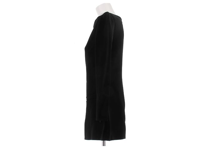 Courreges Schwarzes Viscose Kleid - Ansicht 4