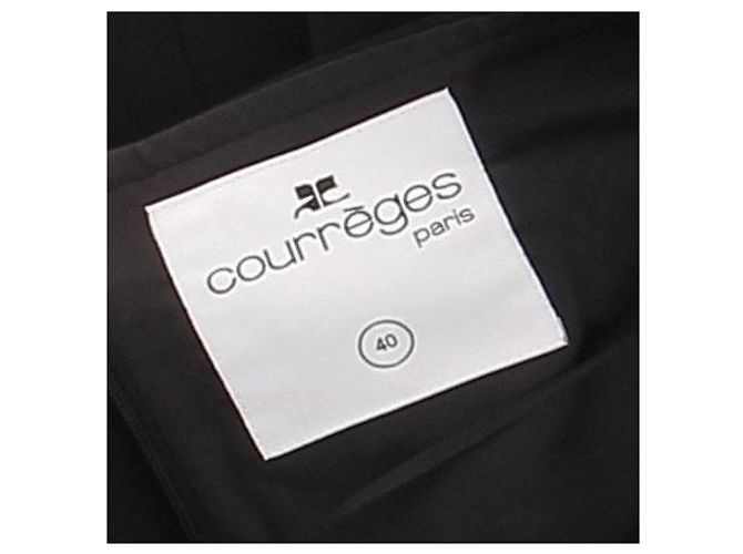 Courreges Schwarzes Viscose Kleid - Ansicht 5