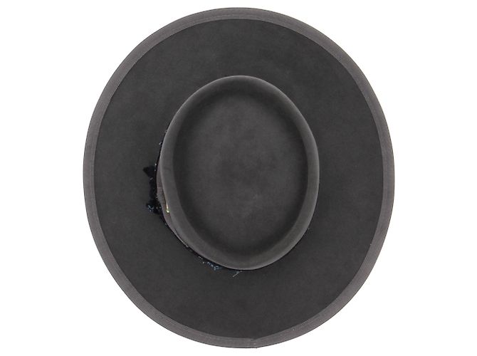Autre Marque Cappello grigio in feltro - vista 8
