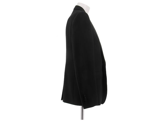 Blazer de lana negro Céline - vista 3