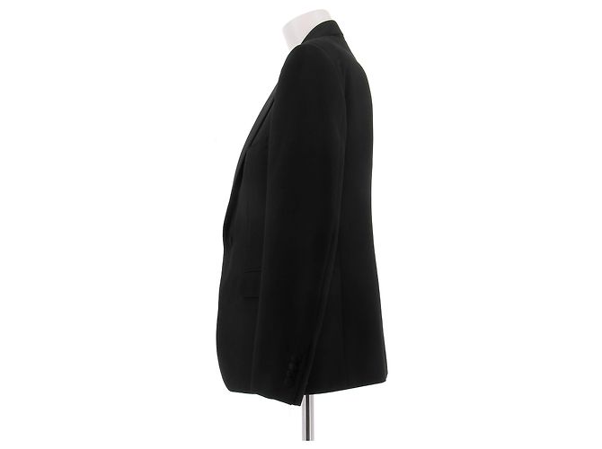 Blazer de lana negro Céline - vista 4