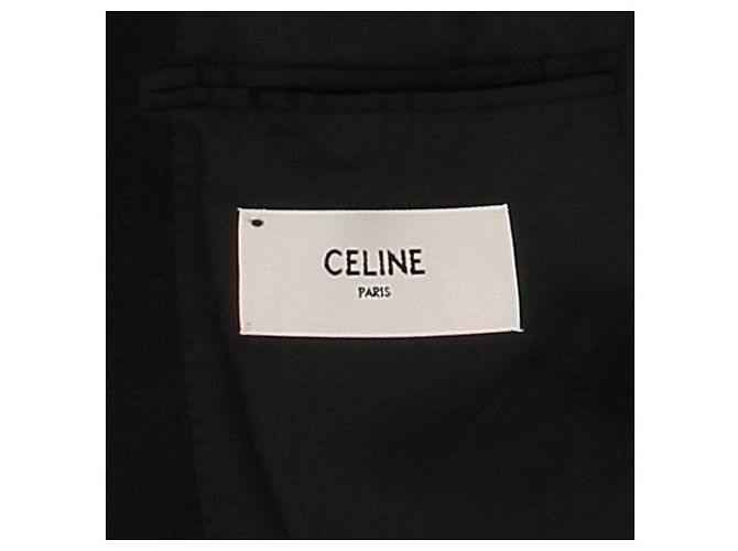 Blazer de lana negro Céline - vista 5