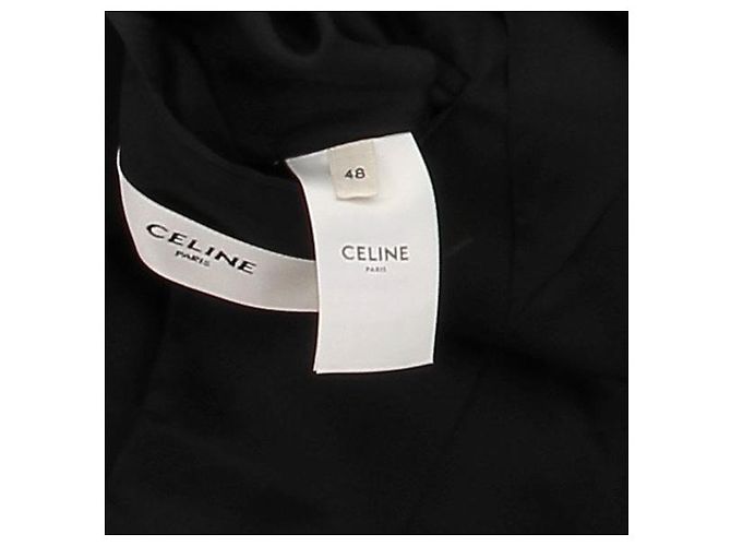 Blazer de lana negro Céline - vista 7