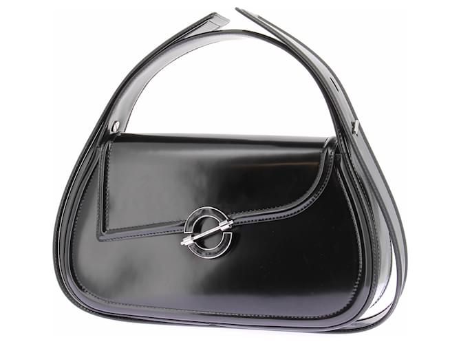 Samsoe & Samsoe Schwarze Ledertasche - Ansicht 2