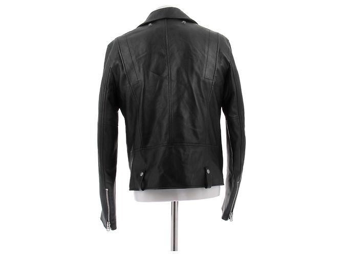 Coach Perfecto Lederjacke Schwarz - Ansicht 2