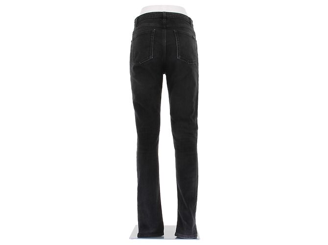 Jeans Saint Laurent in cotone nero - vista 2