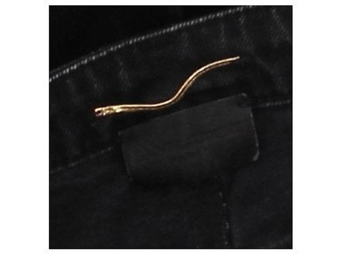 Jeans Saint Laurent in cotone nero - vista 6