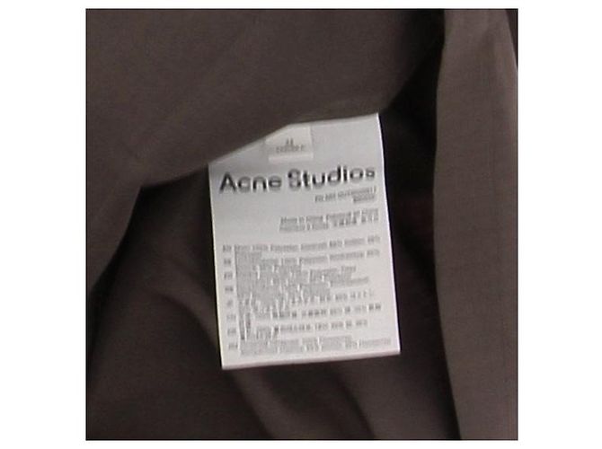 Giacca Acne Studios in cotone kaki Cachi - vista 5
