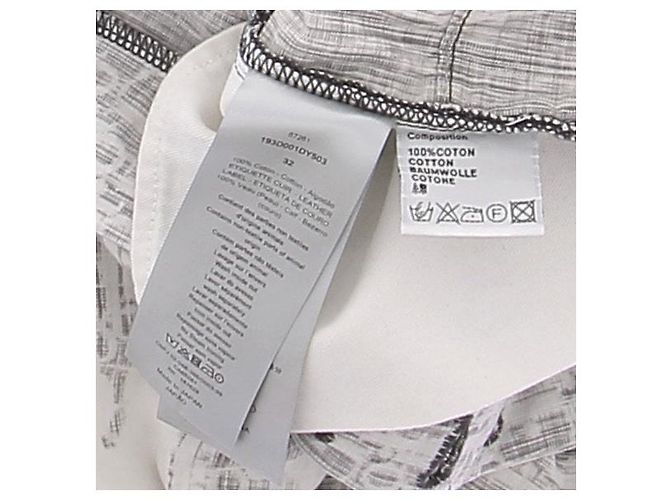 Jeans Dior grigi stampati in cotone Grigio - vista 7