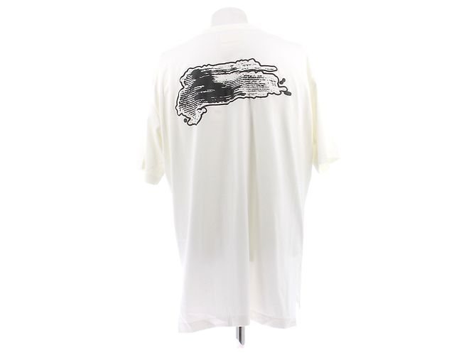 Camiseta blanca de algodón Y3 Blanco - vista 2