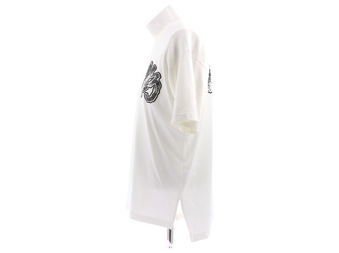 Camiseta blanca de algodón Y3 Blanco - vista 4
