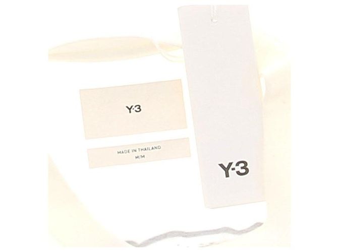 Camiseta blanca de algodón Y3 Blanco - vista 5
