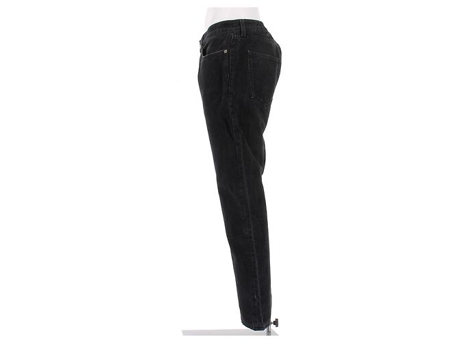 Jeans Saint Laurent in cotone nero - vista 4