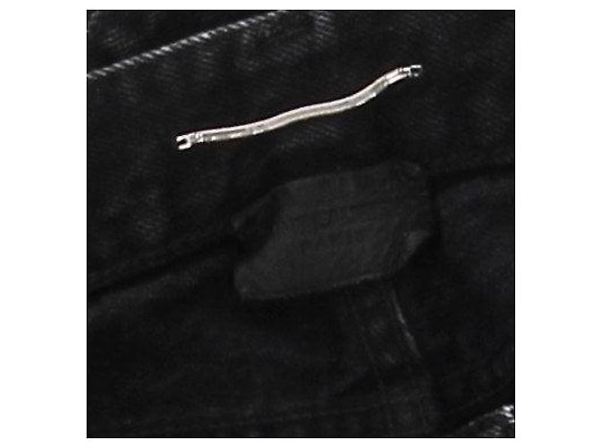 Jeans Saint Laurent in cotone nero - vista 6