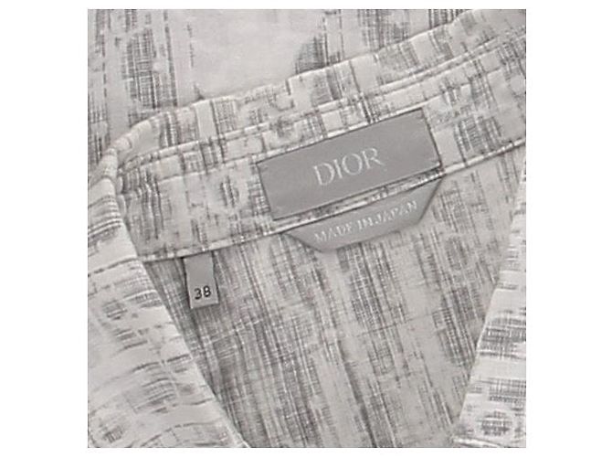 Camicia Dior in cotone grigia Grigio - vista 5