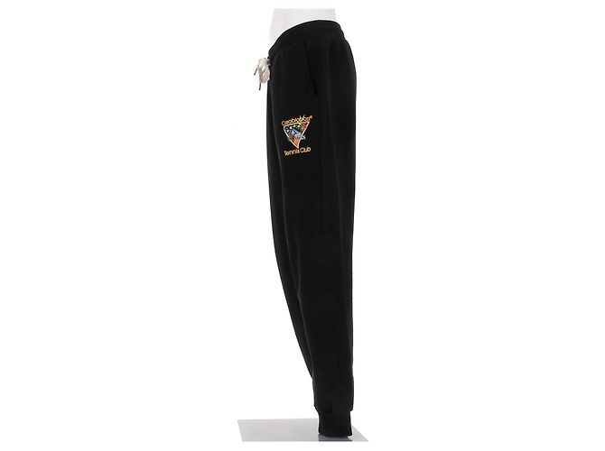 Pantalones de jogging Casablanca negros de algodón - vista 4