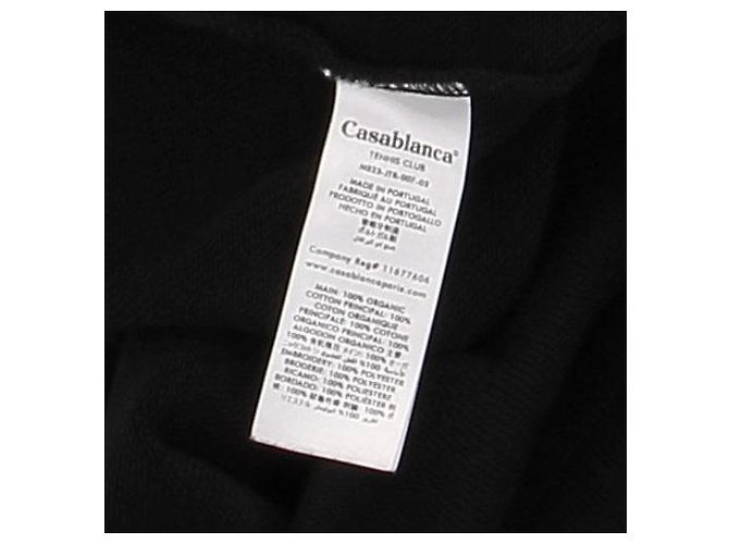 Pantalones de jogging Casablanca negros de algodón - vista 6