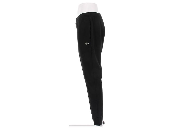 Pantalones de jogging Lacoste negros de algodón - vista 4
