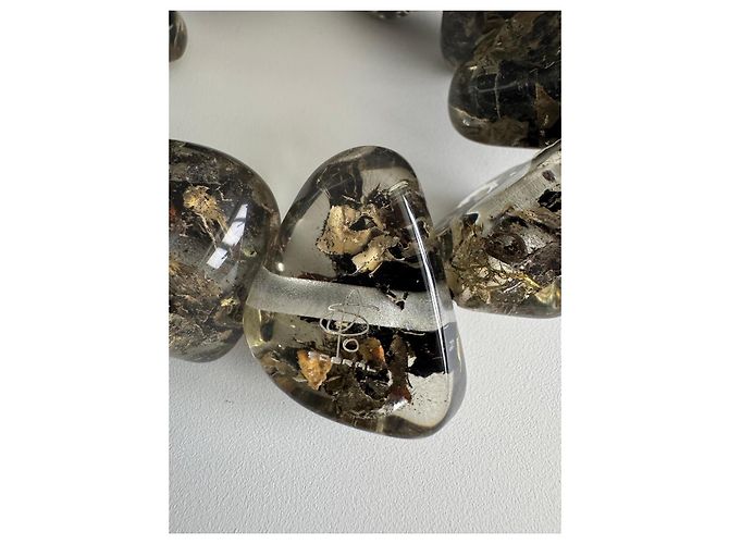 Autre Marque Bracciale Sobral in resina Marrone Nero Multicolore - vista 2