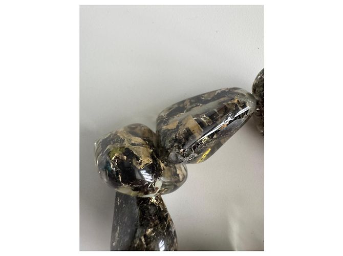 Autre Marque Bracciale Sobral in resina Marrone Nero Multicolore - vista 4