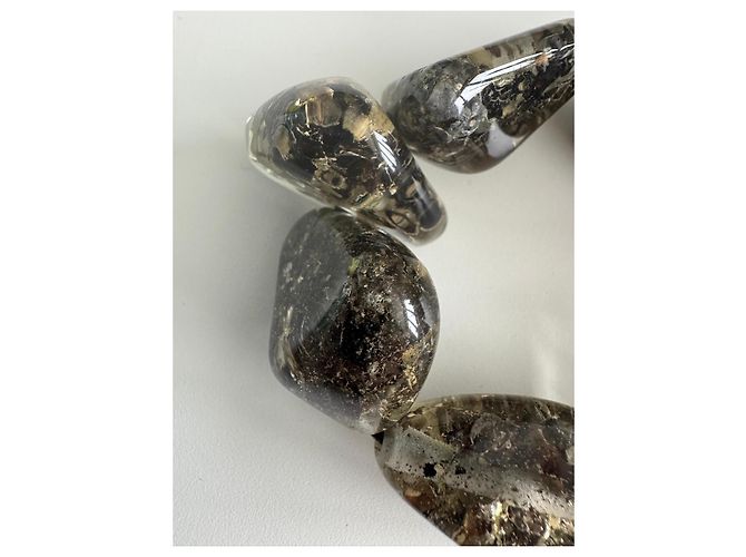 Autre Marque Bracciale Sobral in resina Marrone Nero Multicolore - vista 5