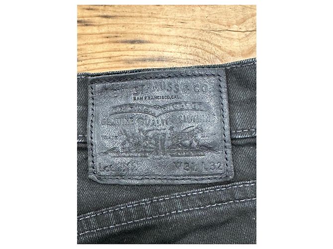 Jeans Levi's Premium Neri Taglio Dritto Nero - vista 3
