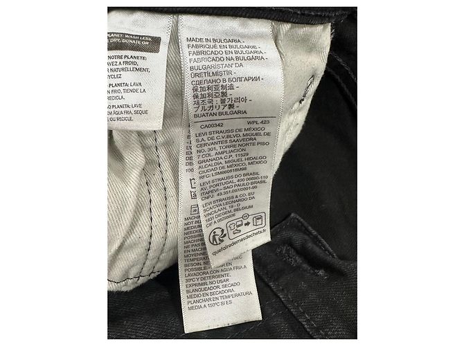 Jeans Levi's Premium Neri Taglio Dritto Nero - vista 5