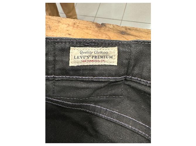 Jeans Levi's Premium Neri Taglio Dritto Nero - vista 6