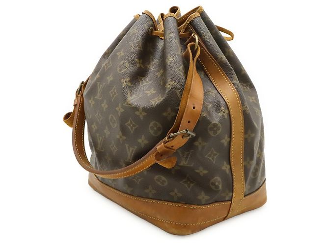 Noe Borsa a Spalla Noé Monogram Louis Vuitton Marrone - vista 3