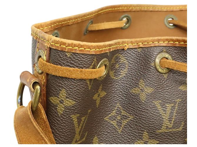 Noe Borsa a Spalla Noé Monogram Louis Vuitton Marrone - vista 9