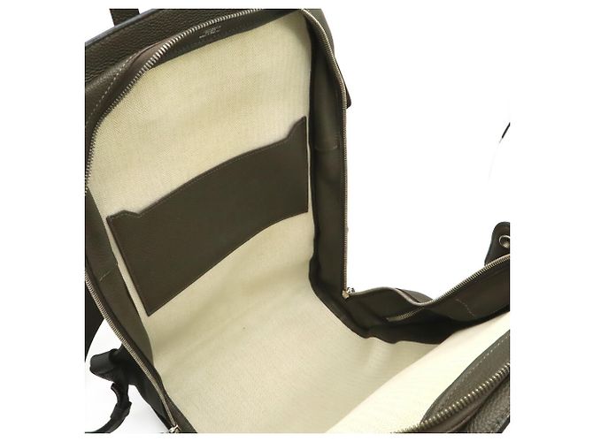 Hermès Zaino HERMES City Bag 27 Nero Verde chiaro - vista 10