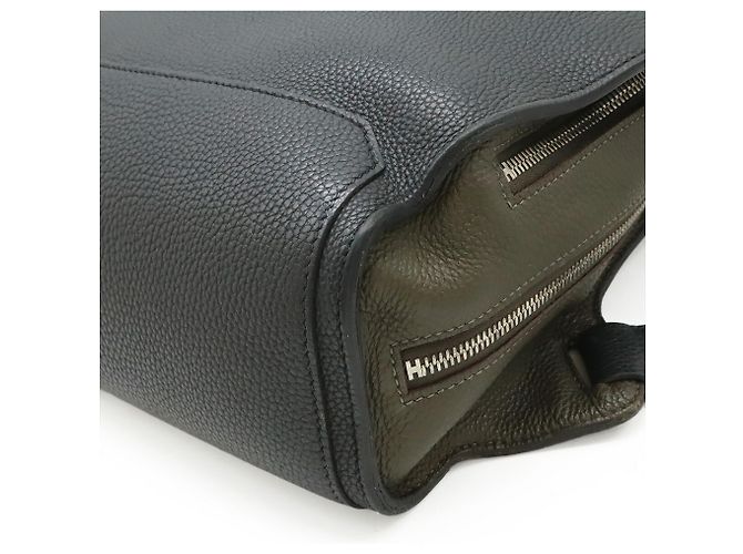 Hermès Zaino HERMES City Bag 27 Nero Verde chiaro - vista 4