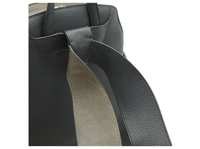 Hermès Zaino HERMES City Bag 27 Nero Verde chiaro - vista 5