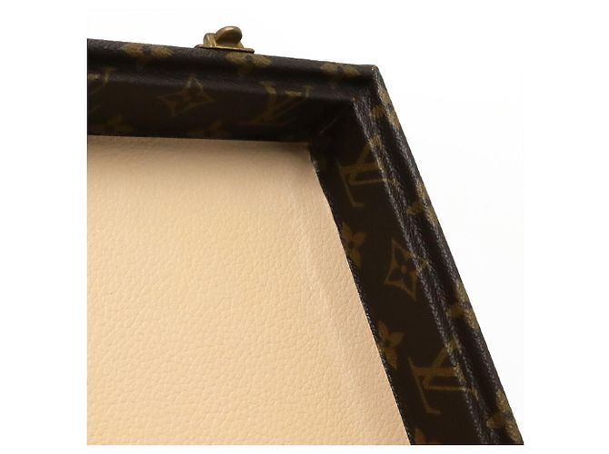 Borsa Louis Vuitton Monogram Cotoville 40 Hard Case Attache Trunk Marrone - vista 10