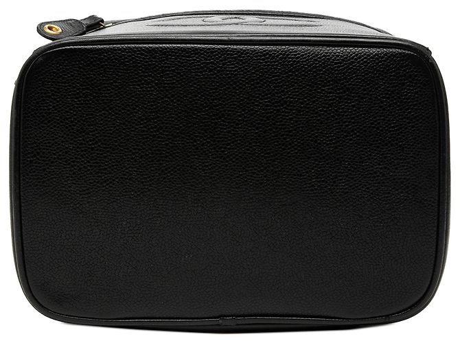 Borsa Vanity Caviar Nera CC di Chanel Nero - vista 3