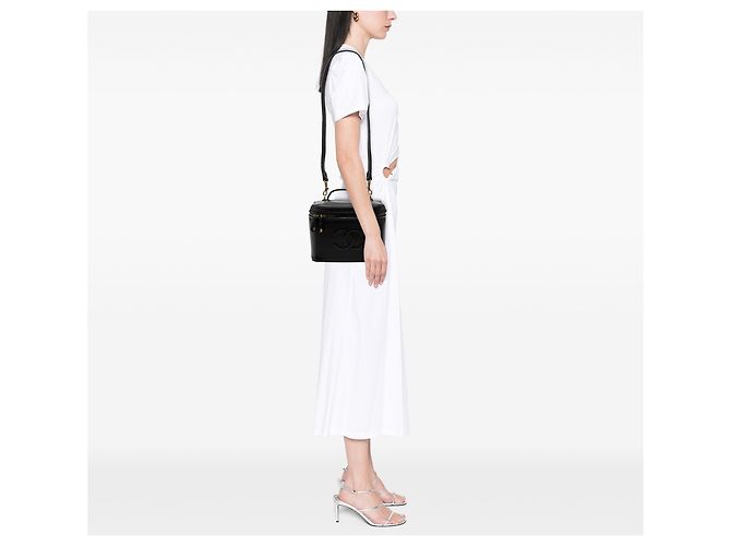 Borsa Vanity Caviar Nera CC di Chanel Nero - vista 7
