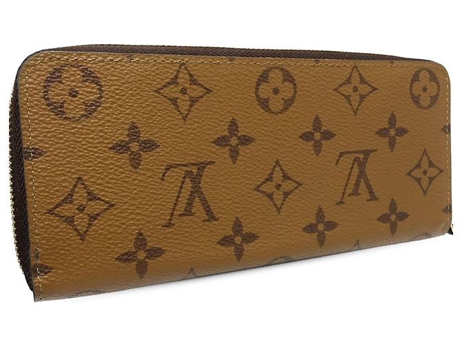 Louis Vuitton Brown Monogram Reverse Clemence Long Wallet - view 2