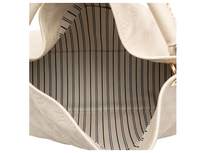 Louis Vuitton Artsy MM Monogramma Empreinte Bianco - vista 4
