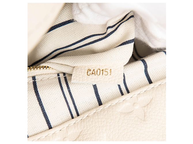 Louis Vuitton Artsy MM Monogramma Empreinte Bianco - vista 6