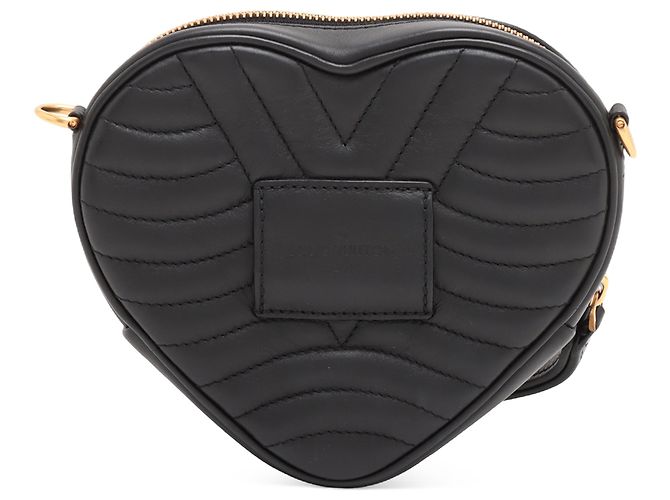 Borsa a tracolla in pelle nera New Wave Heart di Louis Vuitton Nero - vista 2