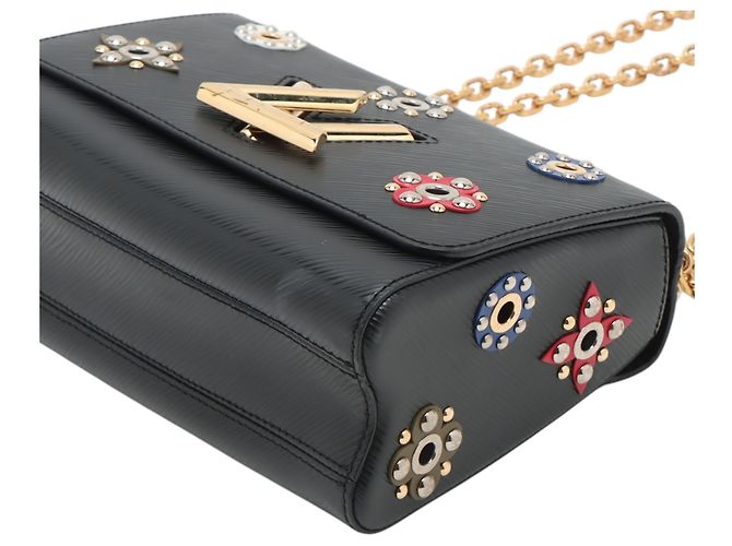 Louis Vuitton Nero Epi Fiori Meccanici Twist MM - vista 8