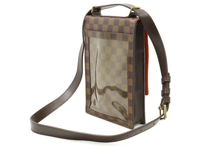 Borsa a Spalla Portobello Damier Louis Vuitton Marrone - vista 3