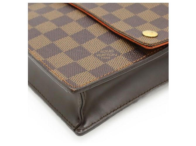 Borsa a Spalla Portobello Damier Louis Vuitton Marrone - vista 4