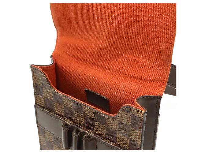 Borsa a Spalla Portobello Damier Louis Vuitton Marrone - vista 7