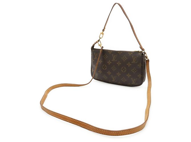Borsa Pochette Accessoires Monogram Louis Vuitton Marrone - vista 3
