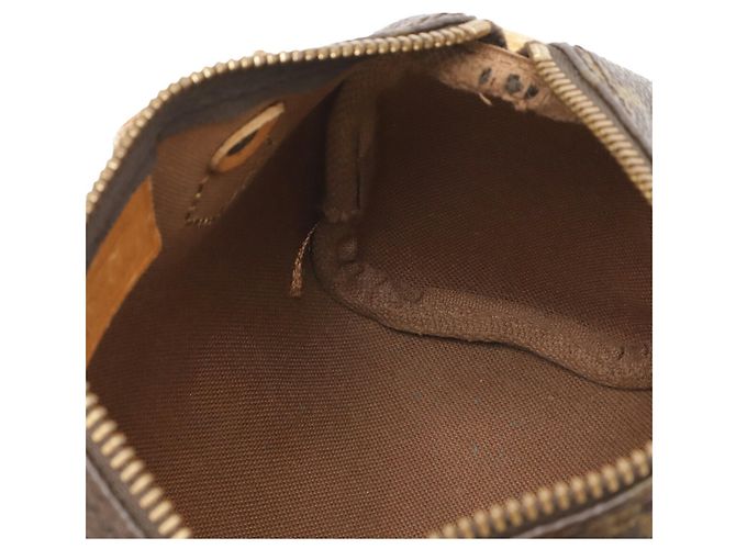 Pochette Mini Speedy Monogram Louis Vuitton Marrone - vista 6