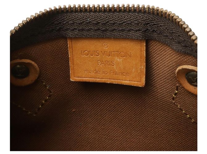 Pochette Mini Speedy Monogram Louis Vuitton Marrone - vista 8