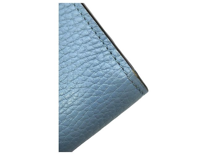 Gucci Hellblauer Lederkette Geldbörse - Ansicht 9