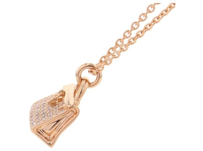 Collana Amulette Kelly di Hermès in oro rosa 18K D'oro - vista 2