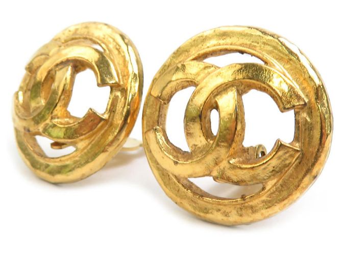 Orecchini a clip in oro Chanel D'oro - vista 2